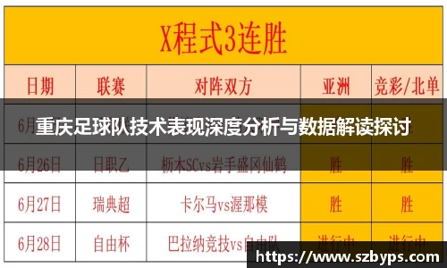重庆足球队技术表现深度分析与数据解读探讨